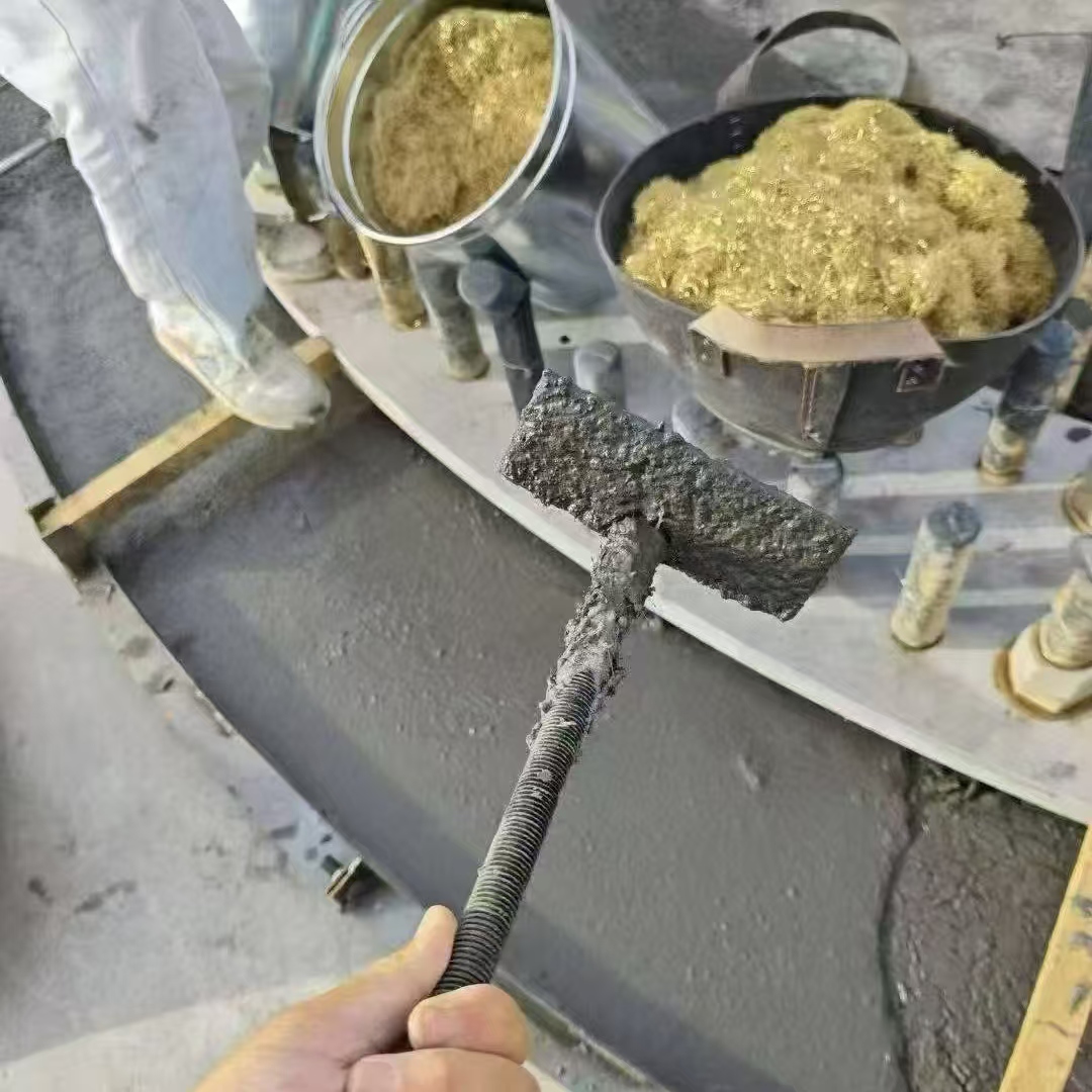 鹤岗C120钢纤维高强无收灌浆料 轧机压缩机汽轮机发电机锻压设备底座灌浆材料